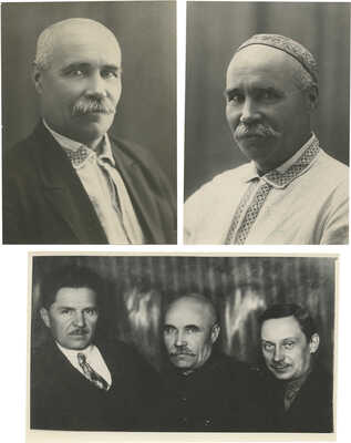 Архивные фотографии А.С. Новикова-Прибоя - 5 шт. 